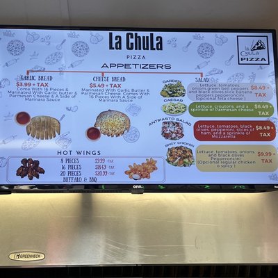 Menu photo 3 La Chula Pizza San Diego, CA Menu photo 3 La Chula Pizza San Diego, CA