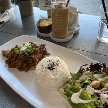 Hide Out Cafe - BBQ Pork Belly w/Rice - Cafes Near Me - Rowland Heights, California