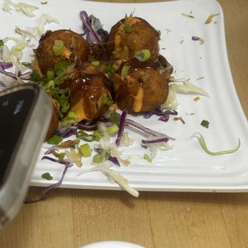 Sushi Jin Next Door - Takoyaki - This is how they serve the appetizer, now. - Sushi Bars Near Me - Woodbridge, Virginia Sushi Jin Next Door - Takoyaki - This is how they serve the appetizer, now. - Sushi Bars Near Me - Woodbridge, Virginia