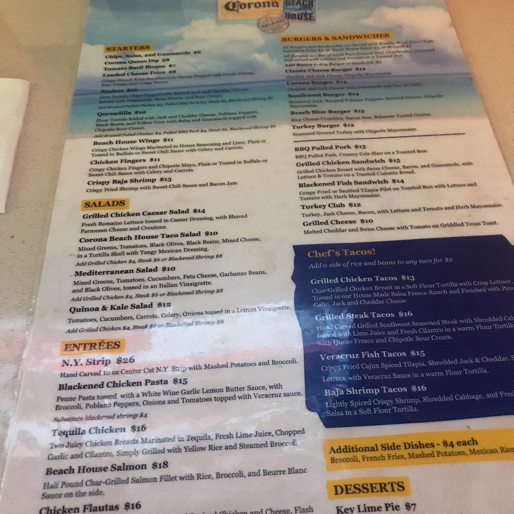 Corona Beach House - American Near Me - Miami, Florida