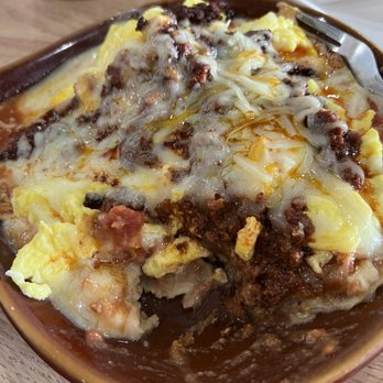Good Day Cafe - Stacked Enchilada Breakfast - Breakfast & Brunch Near Me - Arlington, Texas