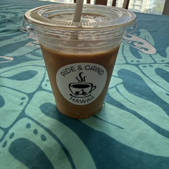 Ride and Grind Cafe - mac nut latte - Breakfast & Brunch Near Me - Honolulu, Hawaii