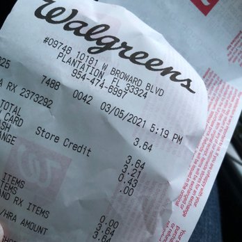 Walgreens - Had to use my $3.21 store credit lol - Drugstores Near Me - Plantation, Florida Walgreens - Had to use my $3.21 store credit lol - Drugstores Near Me - Plantation, Florida