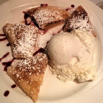 Scalinatella Restaurant - There version of streudel and vanilla ice cream - Italian Near Me - New York, New York Scalinatella Restaurant - There version of streudel and vanilla ice cream - Italian Near Me - New York, New York