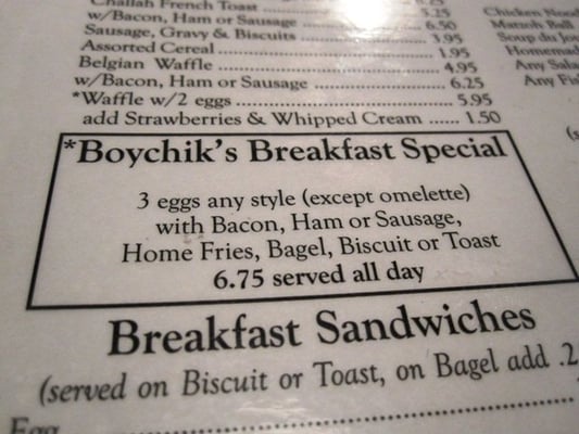 Menu photo 8 Boychik's Deli Glen Allen, VA Menu photo 8 Boychik's Deli Glen Allen, VA