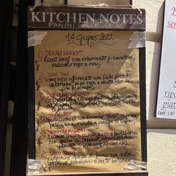 Bar schiavoni - Menu of the day.