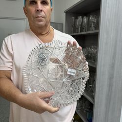 Glass platter