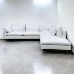 Joyce’s Choices - West Elm Harmony 2 Piece Bumper Chaise Sectional