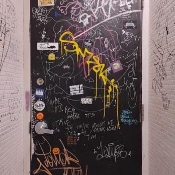 Amsterdam Bar & Hall - One of the bathroom doors! - Bars Near Me - Saint Paul, Minnesota Amsterdam Bar & Hall - One of the bathroom doors! - Bars Near Me - Saint Paul, Minnesota