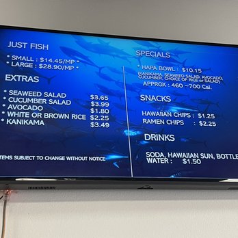 Poke District - Menu (second half) as of 01-21-2022 - Seafood Near Me - Orange, California Poke District - Menu (second half) as of 01-21-2022 - Seafood Near Me - Orange, California