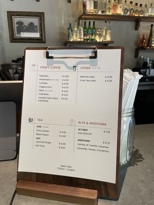 Menu photo 3 Assemble Coffee at Texican Court Irving, TX