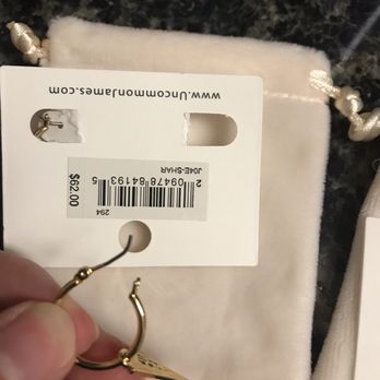 Uncommon James - Poor quality of backing/clasp. - Jewelry Near Me - Nashville, Tennessee