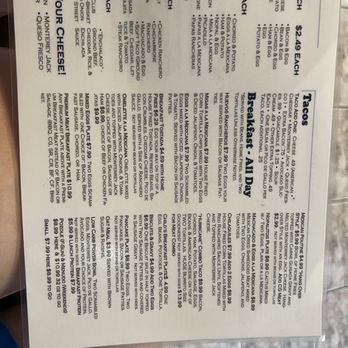 Rositas Taco Shop - Menu - Coffee & Tea Near Me - Rockport, Texas