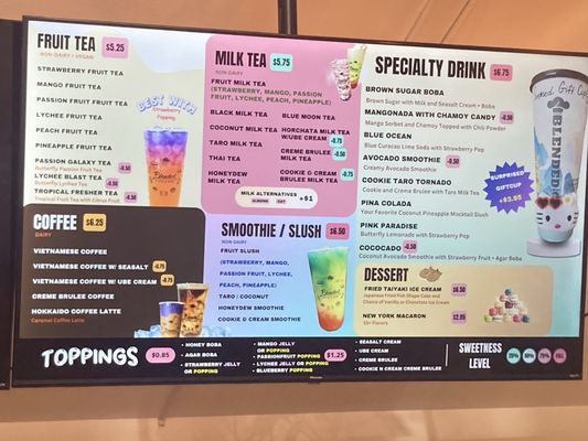 Menu photo 2 Blended Bistro & Boba Orlando, FL Menu photo 2 Blended Bistro & Boba Orlando, FL