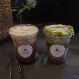 black cherry mocha and black cherry matcha Seasonal drinks black cherry mocha and black cherry matcha Seasonal drinks