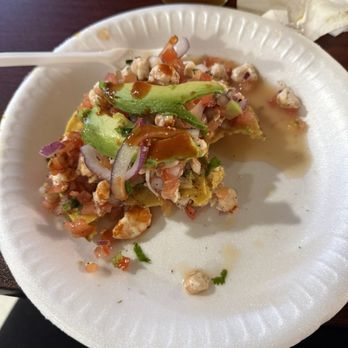 El Antojito - Tostada de ceviche - Mexican Near Me - Gardena, California