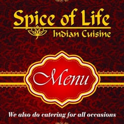 Spice of Life - Menu :)