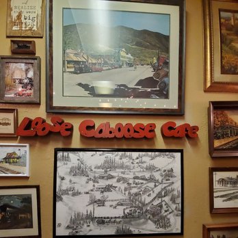 Loose Caboose Cafe - Back wall full of art. - Sandwiches Near Me - Willits, California Loose Caboose Cafe - Back wall full of art. - Sandwiches Near Me - Willits, California