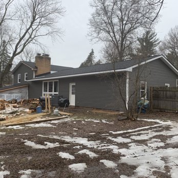 Character Exteriors - In Progress of a recent siding project in Kalamazoo - Roofing Near Me - Kalamazoo, Michigan