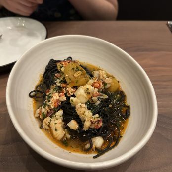 Sorella - Squid Ink Linguine - Italian Near Me - San Francisco, California Sorella - Squid Ink Linguine - Italian Near Me - San Francisco, California