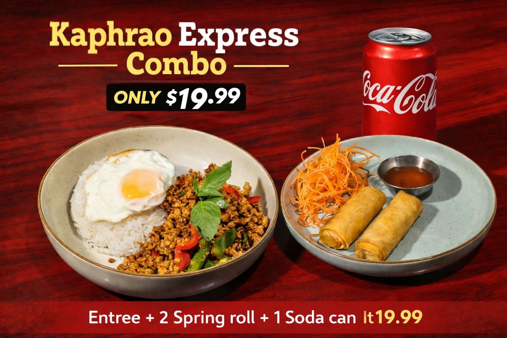 Food from Kaphrao Express