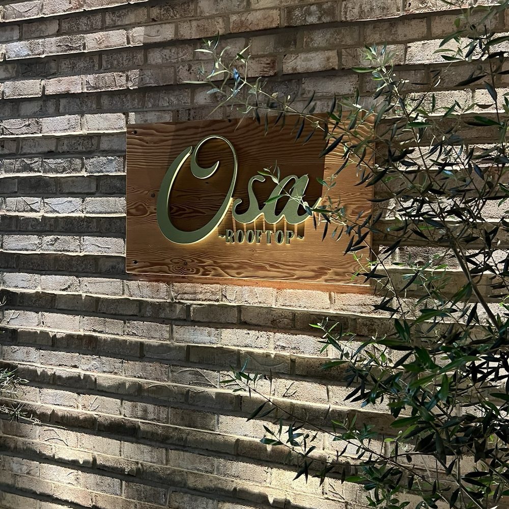 Osa Rooftop - Signage - Bars Near Me - Pasadena, California