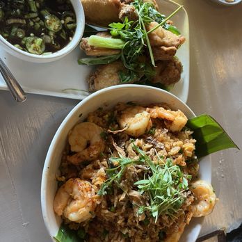 Luna Bistro Cafe - Salt n pepper wings and spicy shrimp fried rice! - New American Near Me - Long Beach, California Luna Bistro Cafe - Salt n pepper wings and spicy shrimp fried rice! - New American Near Me - Long Beach, California