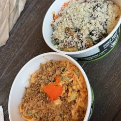 Poke bowls
