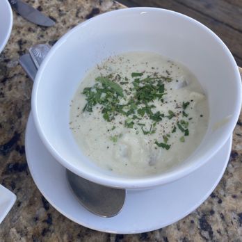 Paluca Trattoria - Cup of clam chowder - Italian Near Me - Monterey, California