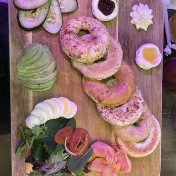 The Oakmont - bagel charcuterie board - American Near Me - Indianapolis, Indiana The Oakmont - bagel charcuterie board - American Near Me - Indianapolis, Indiana