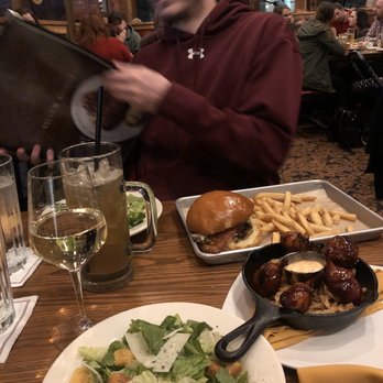 Saltgrass Steak House - Quail, Caesar salad, and grilled chicken sandwich (read review) - Steakhouses Near Me - Liberty, Missouri