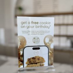Chip Cookies - Free cookie on your birthday! Download the app