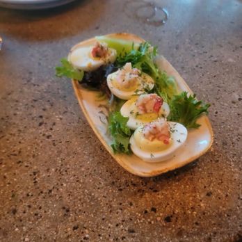 Monkeypod Kitchen by Merriman - Lobster deviled eggs - New American Near Me - Kihei, Hawaii