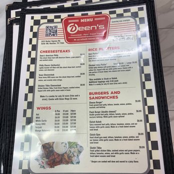 Deen's Cheesesteak & Pizza - Menu - Halal Near Me - Katy, Texas Deen's Cheesesteak & Pizza - Menu - Halal Near Me - Katy, Texas