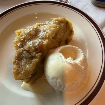 Chops & Lobster Bar - Bread Pudding w/ Ice Cream - Seafood Near Me - Atlanta, Georgia