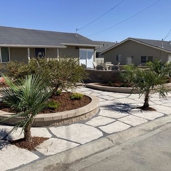 Cusick Larry Landscape Management - Flagstone & beds plus new planters - Landscaping Near Me Cusick Larry Landscape Management - Flagstone & beds plus new planters - Landscaping Near Me
