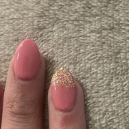 Sloppy and SUPER thick gel application and cuts from the husband being rough.