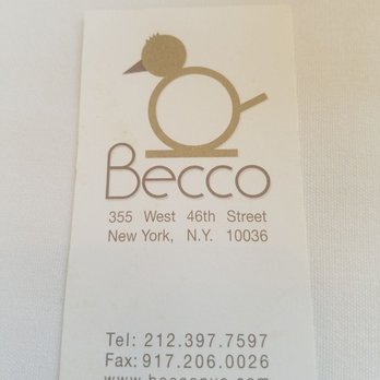 Becco - Great dinner and service. We had the pasta trio and veal parm. Excellent wine for $29 special. Highly recommend for preshow dinner. Must go! - Italian Near Me - New York, New York Becco - Great dinner and service. We had the pasta trio and veal parm. Excellent wine for $29 special. Highly recommend for preshow dinner. Must go! - Italian Near Me - New York, New York