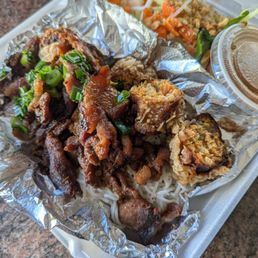 Grilled pork with Eggroll Grilled pork with Eggroll