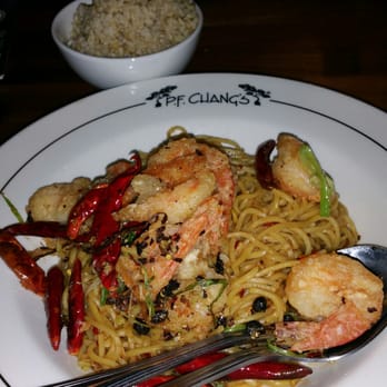 P.F. Chang's - Had the prawns and noodles with brown rice excellent superb flavor schrimp were moist cooked to perfection - Chinese Near Me - Henderson, Nevada P.F. Chang's - Had the prawns and noodles with brown rice excellent superb flavor schrimp were moist cooked to perfection - Chinese Near Me - Henderson, Nevada