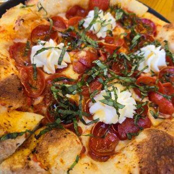 Happy Camper - Pepperoni Pizza with Ricotta - Pizza Near Me - Las Vegas, Nevada Happy Camper - Pepperoni Pizza with Ricotta - Pizza Near Me - Las Vegas, Nevada