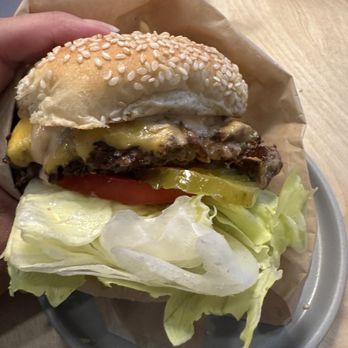 Renegade By Devout Coffee - First renegade burger made:: huge chunk of lettuce, and small hair. - Coffee & Tea Near Me - Fremont, California