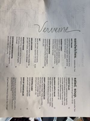 Menu photo 3 Verveine Cafe Cambridge, MA
