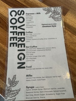 Menu photo 4 Sovereign Coffee Edinburg, TX Menu photo 4 Sovereign Coffee Edinburg, TX