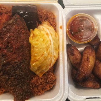 Bantaba African Restaurant - Benechin fish and plantains. Delicious. - African Near Me - Lynnwood, Washington Bantaba African Restaurant - Benechin fish and plantains. Delicious. - African Near Me - Lynnwood, Washington