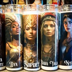 Blaspheme Boutique - A small amount of their candles.