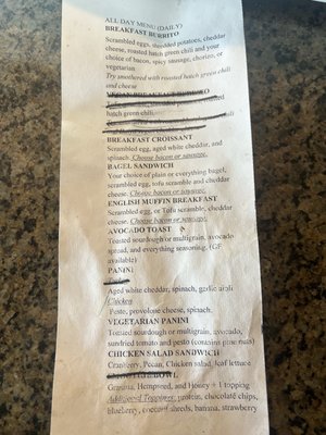 Menu photo 1 Navah Coffee House Westminster, CO Menu photo 1 Navah Coffee House Westminster, CO