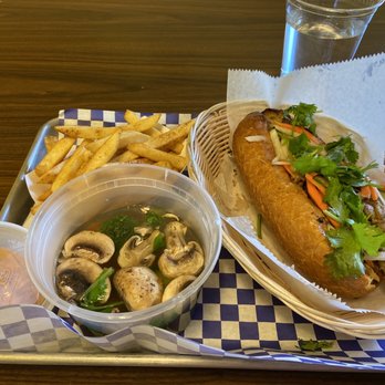 Bee Banh Mi - Pork Bahn Viet Street Sub-Banh MI Combo - Vietnamese Near Me - Cary, North Carolina