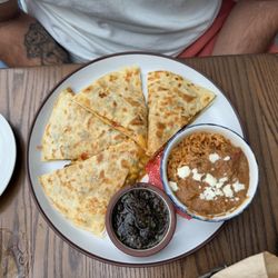 Grilled steak quesadilla