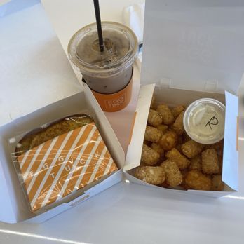 Egg Tuck - TATER TOTS AVO EGG ICED VANILA CHAI LATTE - Coffee & Tea Near Me - Chicago, Illinois Egg Tuck - TATER TOTS AVO EGG ICED VANILA CHAI LATTE - Coffee & Tea Near Me - Chicago, Illinois